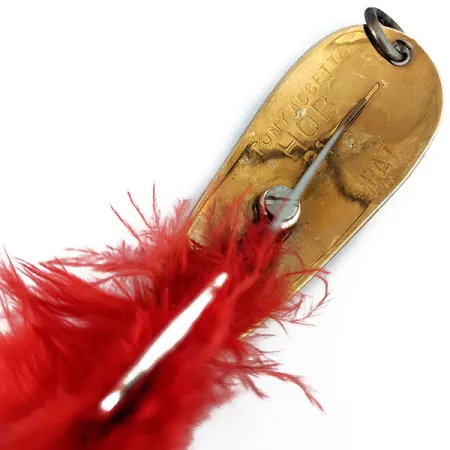 Tony Accetta HOBO, золото/червоний, 12 г, блесна коливалка (колебалка) #14559