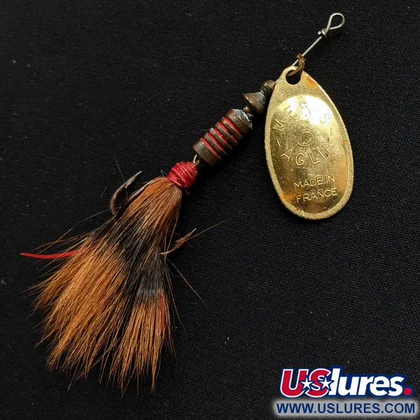  Mepps Aglia 3 dressed (з хвосту білки), , 7,3 г, блешня оберталка (вертушка) #14562