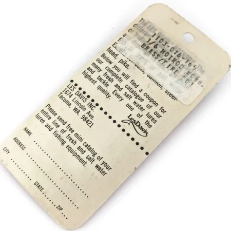 Luhr Jensen ​Les Davis Hotrod, золото, 5 г, блесна коливалка (колебалка) #14589