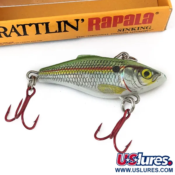  Rapala Rattl'n Rap 04, HESD, 6 г, блешня оберталка (вертушка) #14593