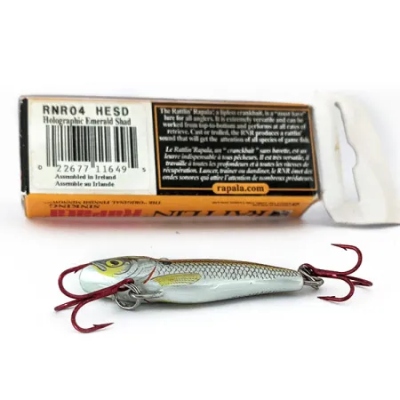 Rapala Rattl'n Rap 04, HESD, 6 г, блешня оберталка (вертушка) #14593