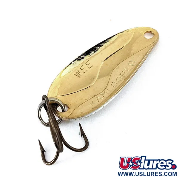 Acme Kamlooper Wee, червоний/білий/золото, 3,5 г, блесна коливалка (колебалка) #14598