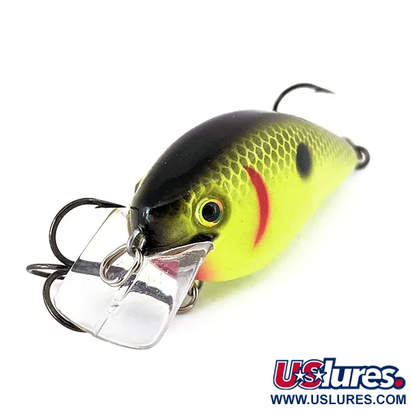  Strike King square bill UV (світиться в ультрафіолеті), Шартрез, 12 г, воблер #15699