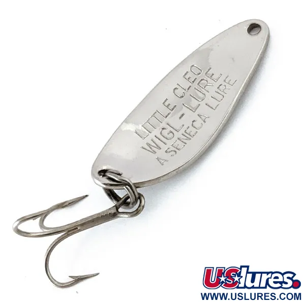  Little Cleo Seneca, нікель/синій, 7 г, блесна коливалка (колебалка) #14613