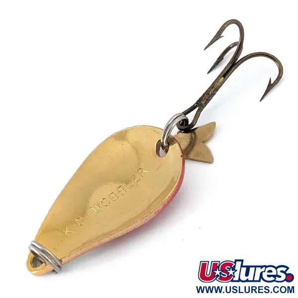 Acme K.O. Wobbler, червоний/білий/золото, 7 г, блесна коливалка (колебалка) #14618