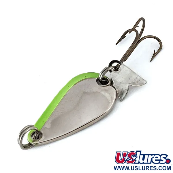 Acme K.O. Wobbler, нікель/зелений, 3,5 г, блесна коливалка (колебалка) #14619