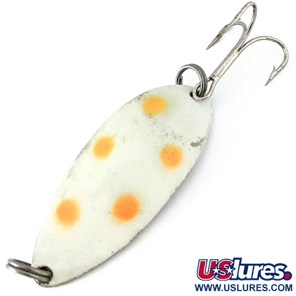 Acme Little Cleo (світиться в темряві), білий/рожевий/нікель Glow - світиться в темряві, 21 г, блесна коливалка (колебалка) #14635