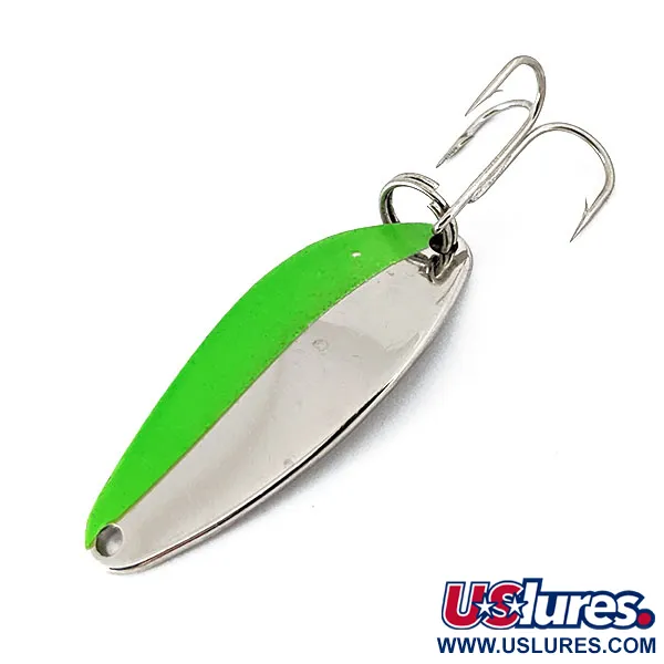  Acme Little Cleo, нікель/зелений, 7 г, блесна коливалка (колебалка) #14639