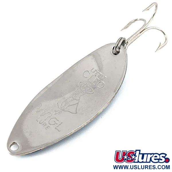 Seneca Little Cleo (Hula Girl), нікель/синій, 14 г, блесна коливалка (колебалка) #14643