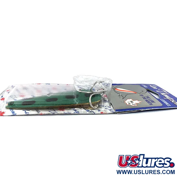  Len Thompson #2, зелений/чорний/латунь, 28 г, блесна коливалка (колебалка) #14680