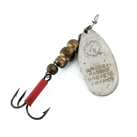 Mepps Comet 4 модель 1960-х, срібло, 11 г, блешня оберталка (вертушка) #14719