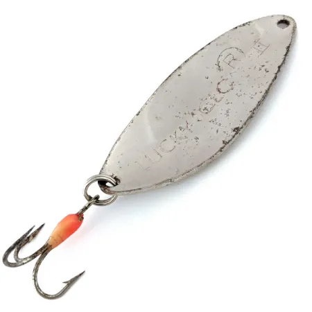 Mack's Lures Mack's Lure Lucky Glo II, нікель, 21 г, блесна коливалка (колебалка) #14743