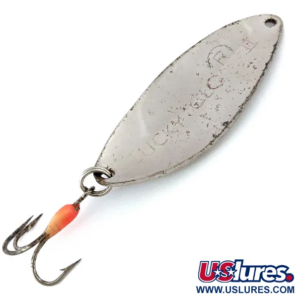 Mack's Lures Mack's Lure Lucky Glo II, нікель, 21 г, блесна коливалка (колебалка) #14743