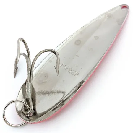 Weber, червоний/білий/нікель, 17 г, блесна коливалка (колебалка) #14748