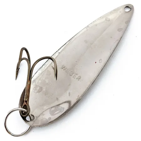 Weber, карбований нікель, 14 г, блесна коливалка (колебалка) #14749