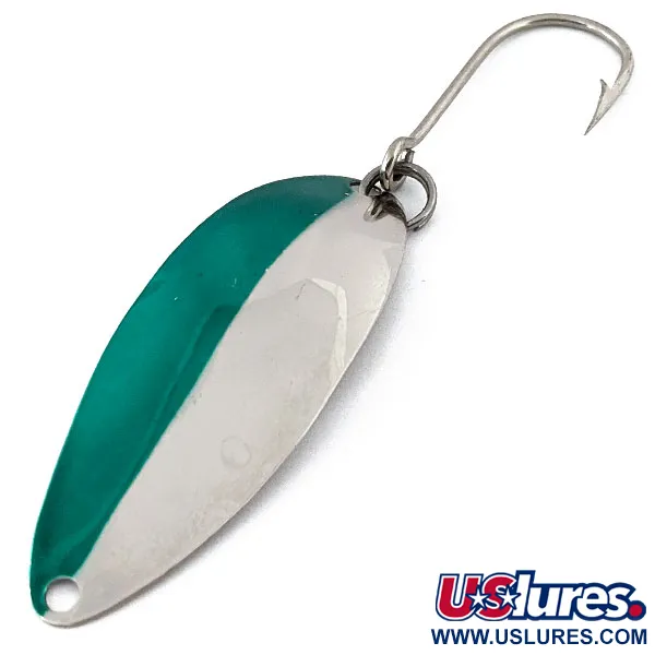 Seneca Little Cleo (Hula Girl) тролінгова, нікель/зелений, 5 г, блесна коливалка (колебалка) #14824