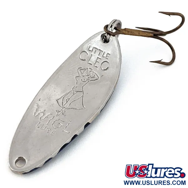 Seneca Little Cleo (Hula Girl), нікель/синій, 10 г, блесна коливалка (колебалка) #14830