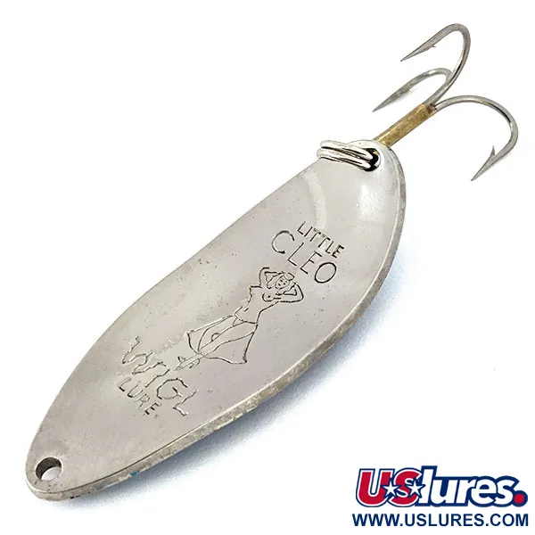 Seneca Little Cleo (Hula Girl), нікель/синій, 14 г, блесна коливалка (колебалка) #14835