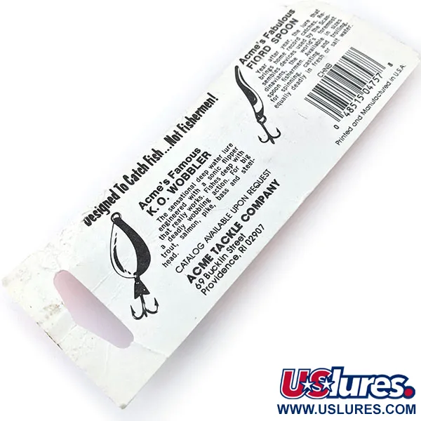 Acme Kastmaster, нікель/синій, 2,5 г, блесна коливалка (колебалка) #14850