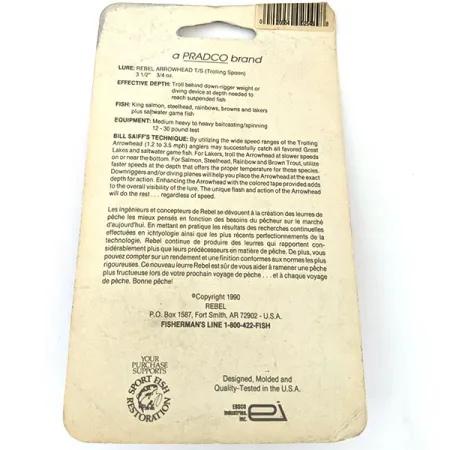 Rebel Arrowhead, Чорне, 17 г, блесна коливалка (колебалка) #15633