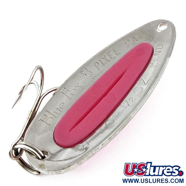  Blue Fox Pixee UV (світиться в ультрафіолеті), карбований нікель/рожевий UV - світиться в ультрафіолеті, 14 г, блесна коливалка (колебалка) #14872