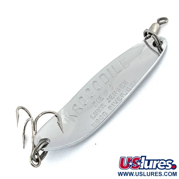 Luhr Jensen Krocodile #3, Хром/голограма, 10 г, блесна коливалка (колебалка) #14876