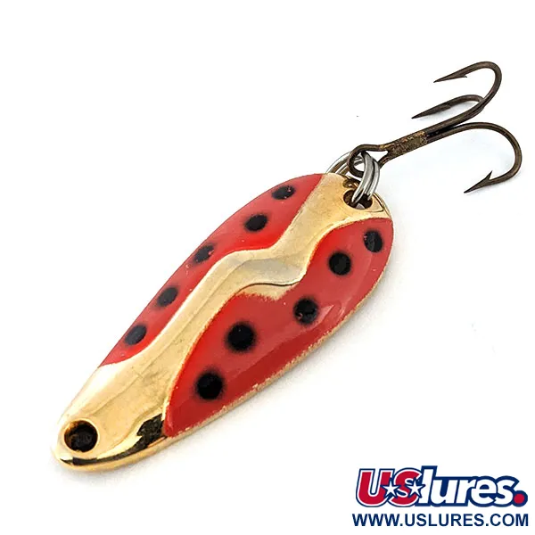 Acme Kamlooper Spoon, червоний/чорний/золото, 11 г, блесна коливалка (колебалка) #14877