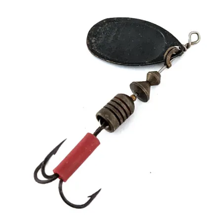 Mepps Aglia 2 начала 1970-х, чорний, 4,5 г, блешня оберталка (вертушка) #14889