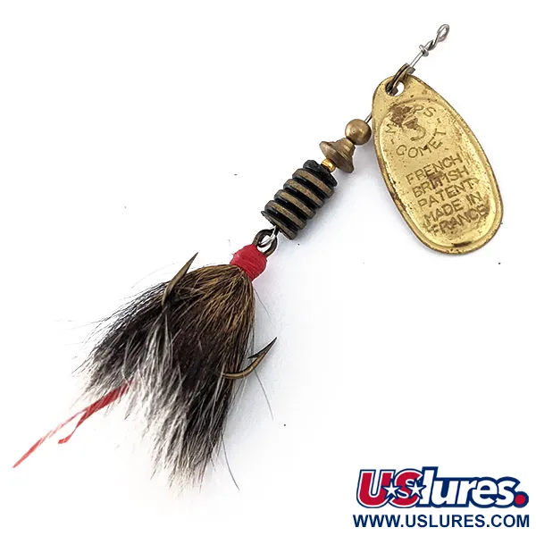  Mepps Comet 3 Dressed, золото, 6,5 г, блешня оберталка (вертушка) #14895