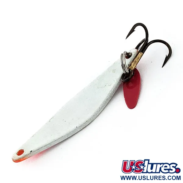  Bay de Noc Do-Jigger UV (світиться в ультрафіолеті), білий/помаранчевий, 5 г, блесна коливалка (колебалка) #14907