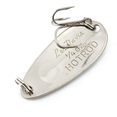 Luhr Jensen ​Les Davis Hotrod, нікель/червоний, 7 г, блесна коливалка (колебалка) #14911