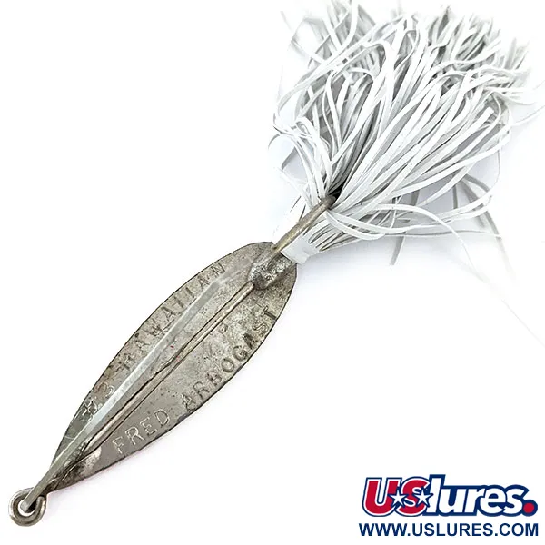  Fred Arbogast #3 Hawaiian, червоний/білий/срібло, 16 г, блесна коливалка (колебалка) #14946