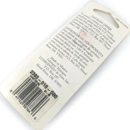 ​Luhr Jensen Hot Tail, нікель/жовтий, 3,5 г, блешня оберталка (вертушка) #14956