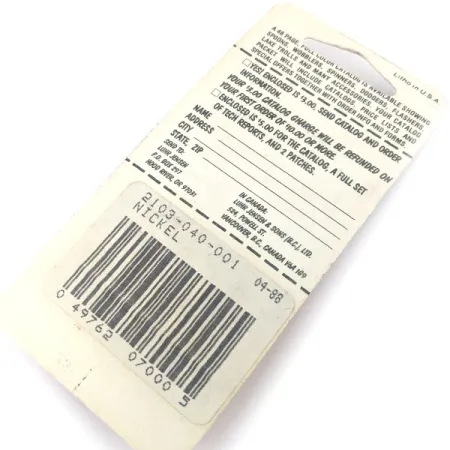 Luhr Jensen Colorado Spinner, нікель, 1,4 г, блешня оберталка (вертушка) #14969