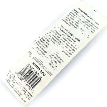 L&S Bait Mirro lure MirrOlure MirrOMinnow 19MR Suspending Twitchbait, 11 г, воблер #14971