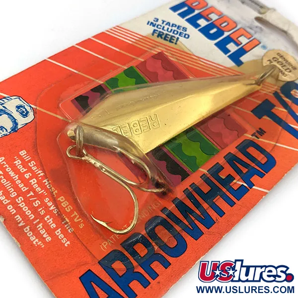  Rebel Arrowhead, золото (покриття золотом), 17 г, блесна коливалка (колебалка) #16187