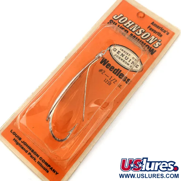  Незачіпляйка Johnson Silver Minnow, 1970-e, , 14 г, блесна коливалка (колебалка) #14978