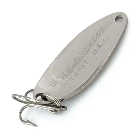 Eppinger Dardevle Devle-Dog 5200, Хром, 7 г, блесна коливалка (колебалка) #15830