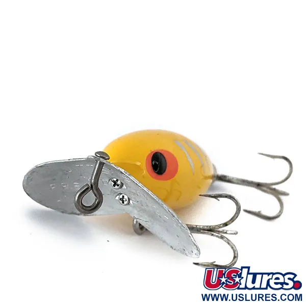 Fred Arbogast Jitterbug, Жовтий, 7 г, воблер #15112