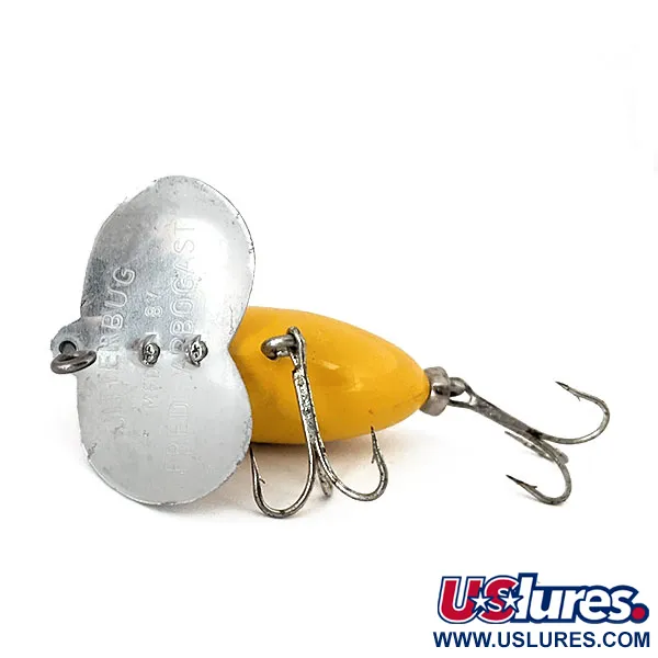 Fred Arbogast Jitterbug, Жовтий, 7 г, воблер #15112