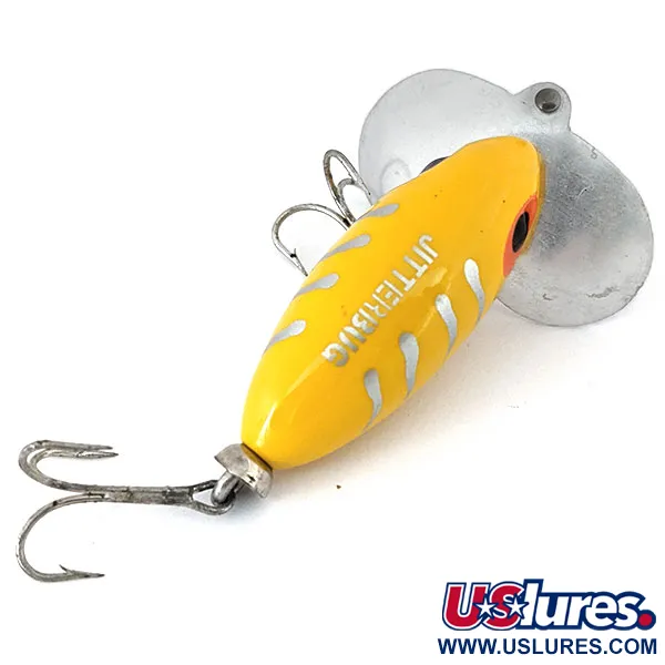 Fred Arbogast Jitterbug, Жовтий, 7 г, воблер #15112