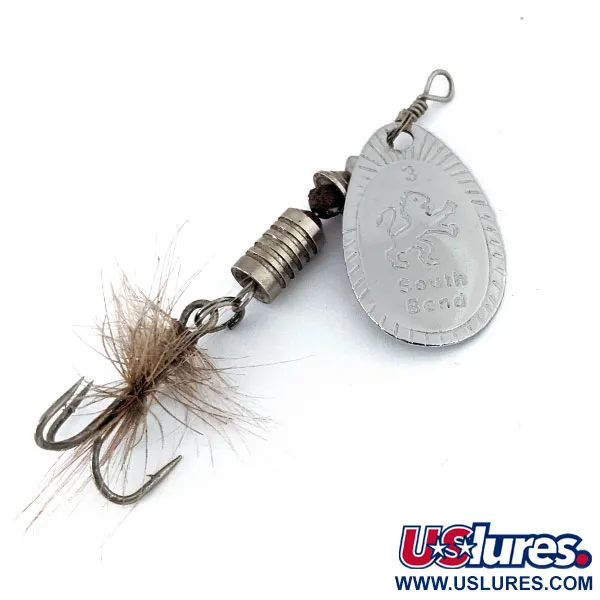  South Bend 3, Хром, 7 г, блешня оберталка (вертушка) #15181