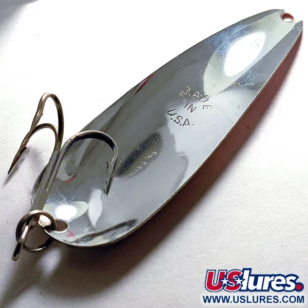 Worth Chippewa Steel Spoon, Червоний/хром, 17 г, блесна коливалка (колебалка) #15220