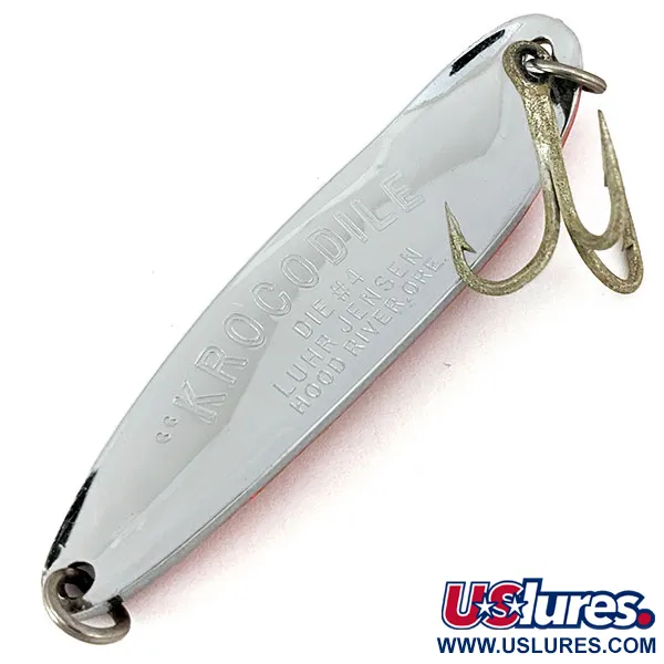 Luhr Jensen Krocodile #4, Хром, 19 г, блесна коливалка (колебалка) #15225