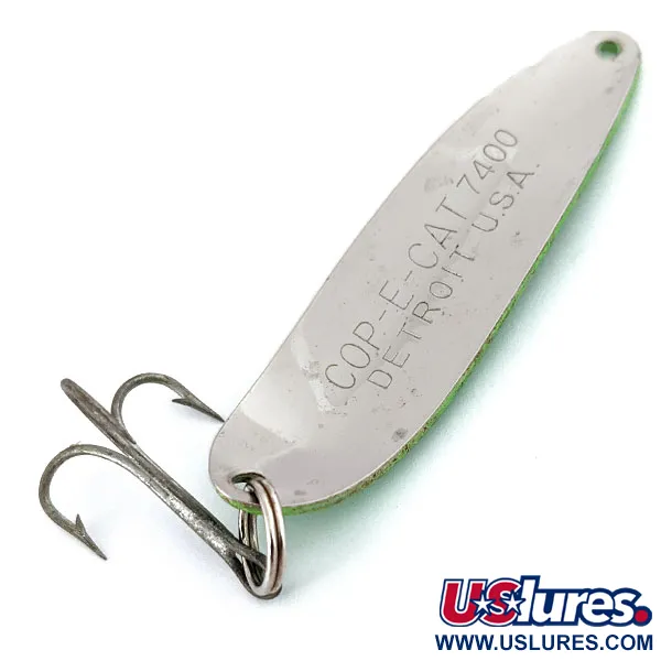 Eppinger Dardevle Cop-E-Cat 7400, Зелений/хром, 14 г, блесна коливалка (колебалка) #15353