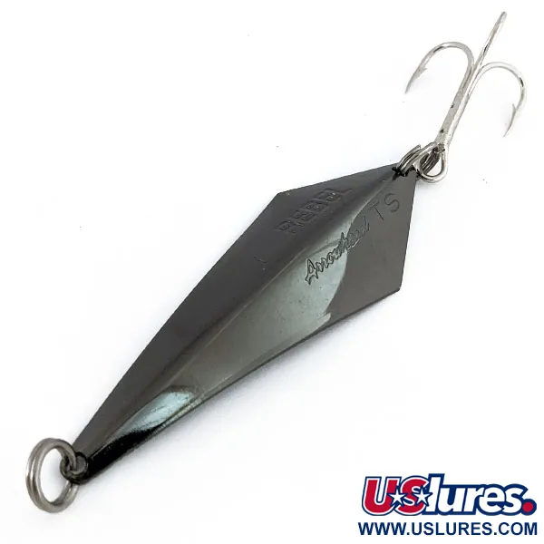  Rebel Arrowhead, Чорне, 17 г, блесна коливалка (колебалка) #15356