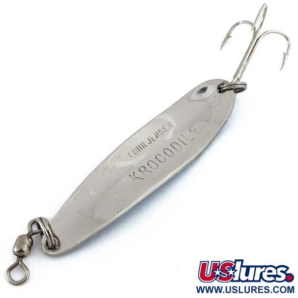 Luhr Jensen Krocodile #4, Хром/синя, 14 г, блесна коливалка (колебалка) #15378