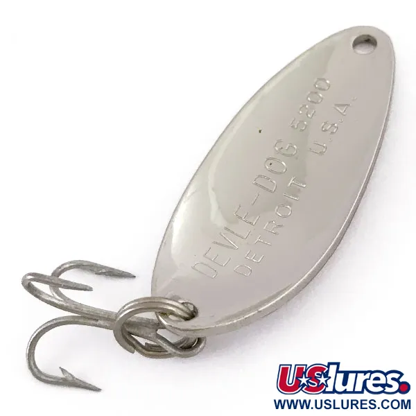 Eppinger Dardevle Devle-Dog 5200, Хром, 7 г, блесна коливалка (колебалка) #15411