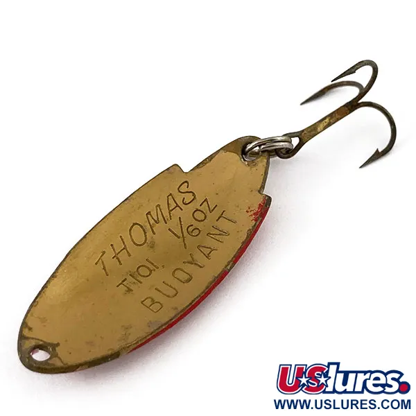  Thomas Buoyant, латунь/червоний, 5 г, блесна коливалка (колебалка) #15432