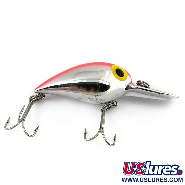 Brad’s Killer ​Magnum Wiggler, Хром/рожевий, 21 г, воблер #15440